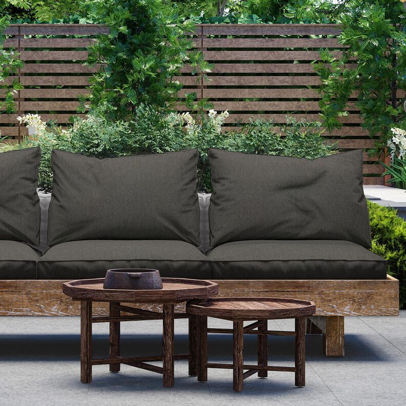Outdoor Fabric Canvas Mottled 320 cm – dark grey,  image number 5