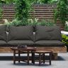 Outdoor Fabric Canvas Mottled 320 cm – dark grey,  thumbnail number 5