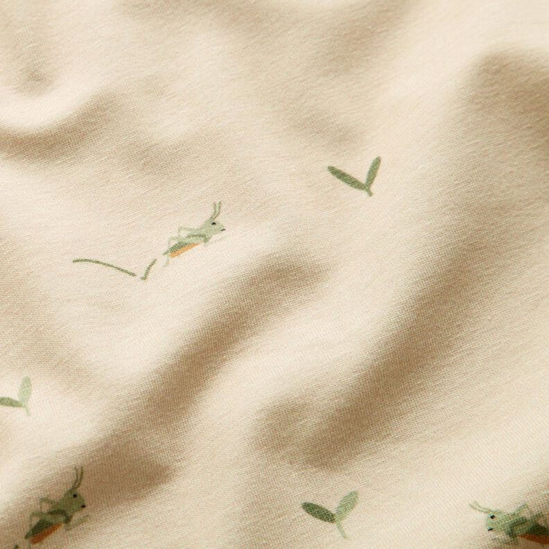 Cotton Jersey grasshopper – cashew,  image number 2
