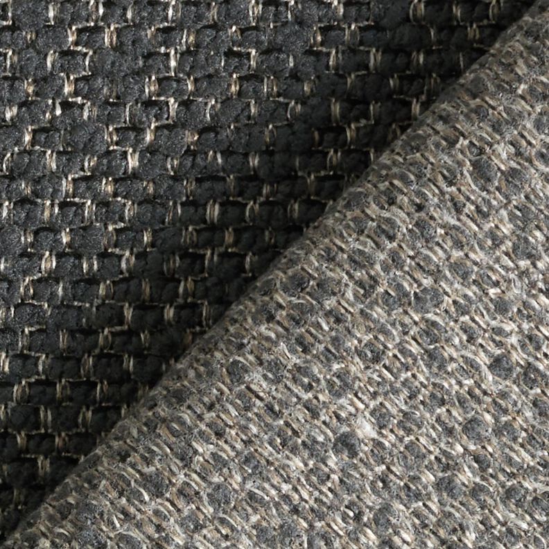 Outdoor Fabric Bouclé Look – anthracite,  image number 4