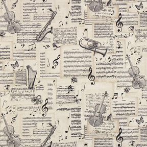 Sheet Music Half Panama – natural, 