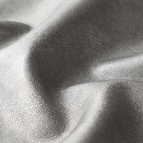 Imitation Leather Metallic Shine – antique silver metallic, 