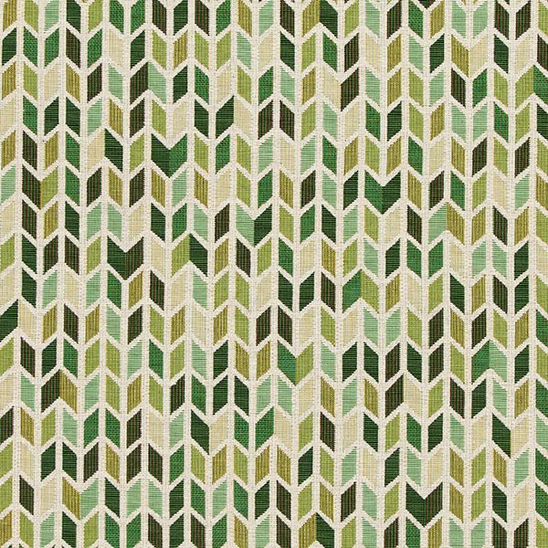 Jacquard Tapestry Zigzag – green,  image number 1
