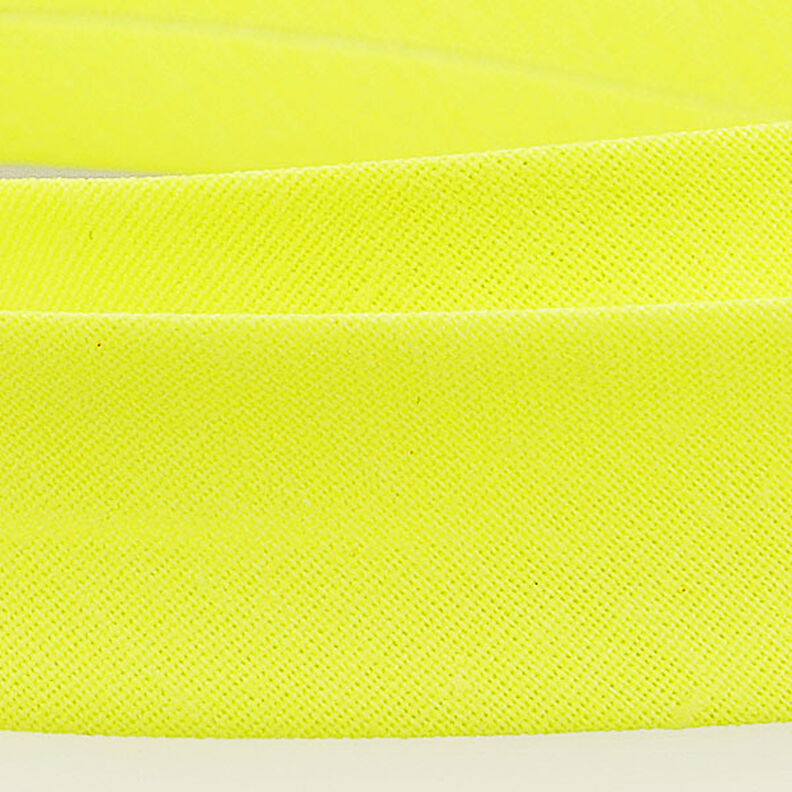 Bias binding Polycotton [20 mm] – neon yellow,  image number 2