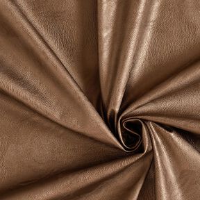 Stretch Imitation Leather Metallic – cinnamon, 
