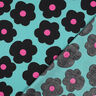 Cotton Poplin Big Flower | Nerida Hansen – light turquoise/black,  thumbnail number 4
