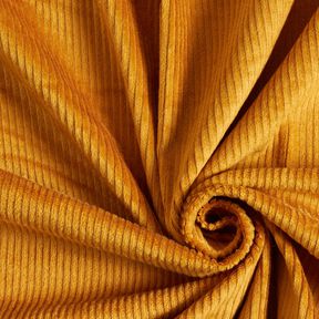 Stretchy wide corduroy – curry yellow, 