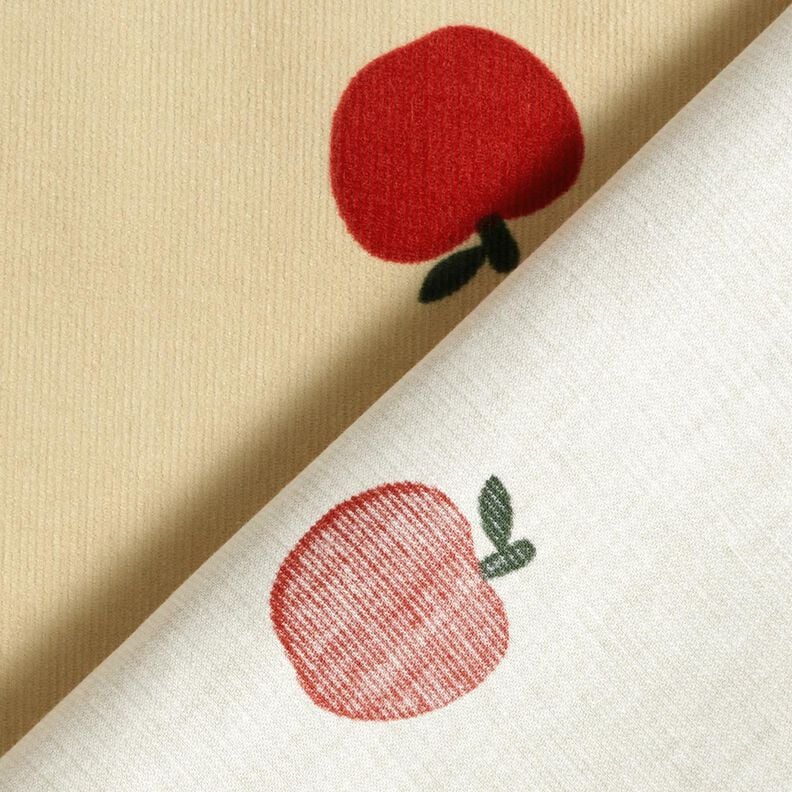Baby Cord Apples &ndash; offwhite/red,  image number 4