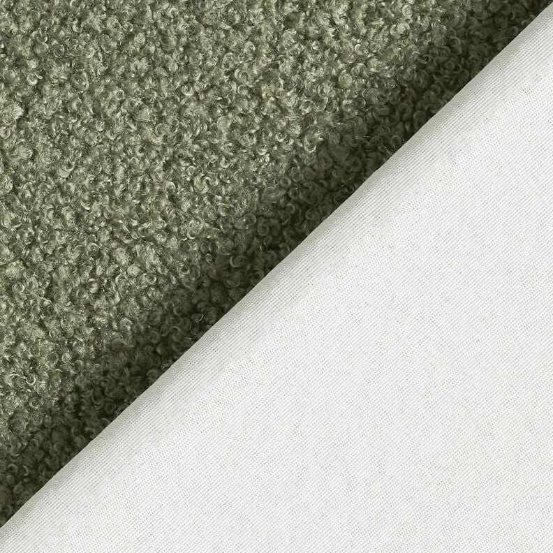 Upholstery Fabric Teddy soft – dark pine, image number 3