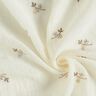 Crinkle voile floral embroidery – offwhite/light brown,  thumbnail number 3