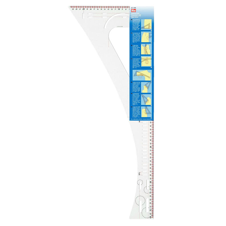 Dressmaker’s Ruler 23 x 60 cm – transparent | Prym,  image number 4