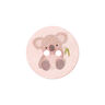 Polyester Button 2-Hole Recycling Koala [Ø18 mm] – salmon,  thumbnail number 1