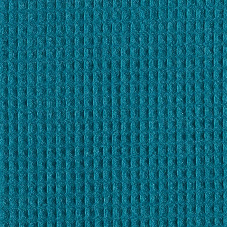 Waffle Piqué – petrol, image number 1