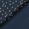 Cotton Poplin Fine Dots – midnight blue/gold,  thumbnail number 4