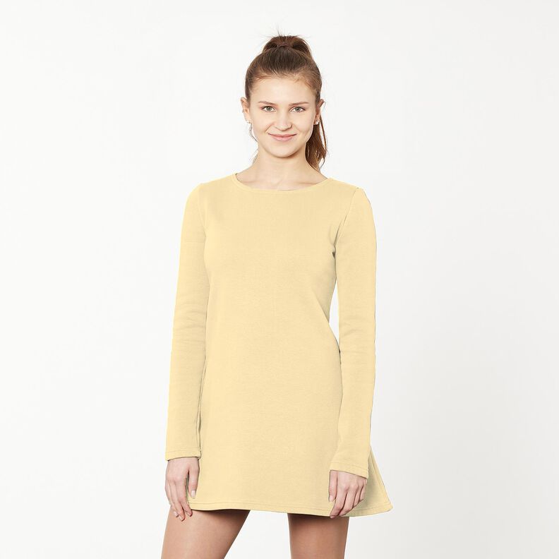 Light French Terry Plain – vanilla yellow, image number 10