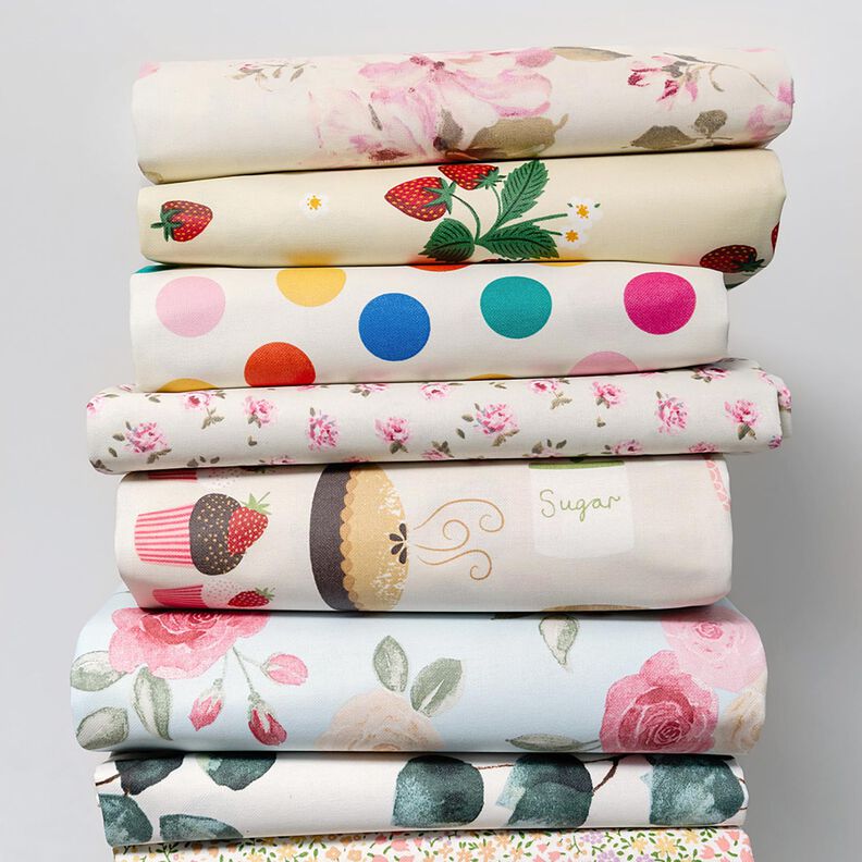Coated Cotton rose petals – cream,  image number 7
