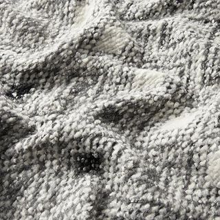 Large Diamonds Wool Blend Bouclé Knit – grey, 