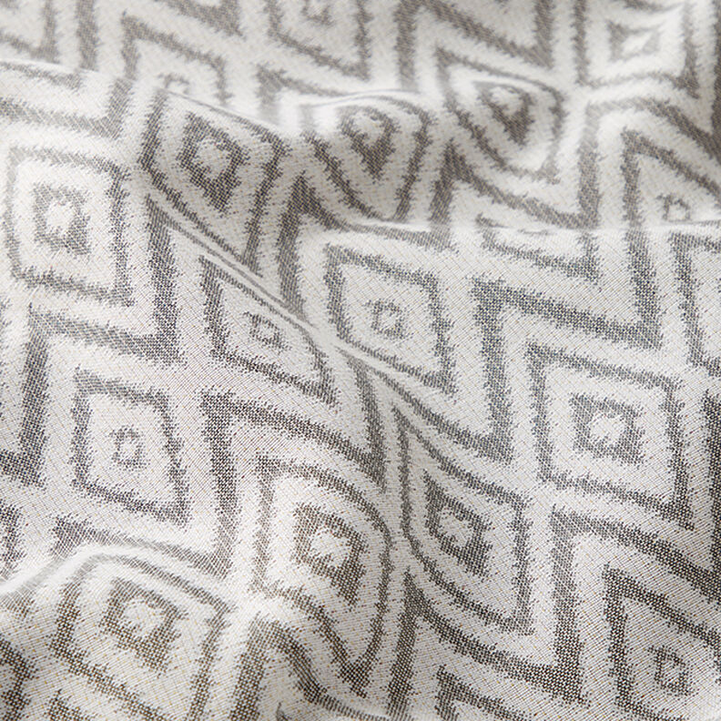 Outdoor fabric jacquard Ethno – grey,  image number 2