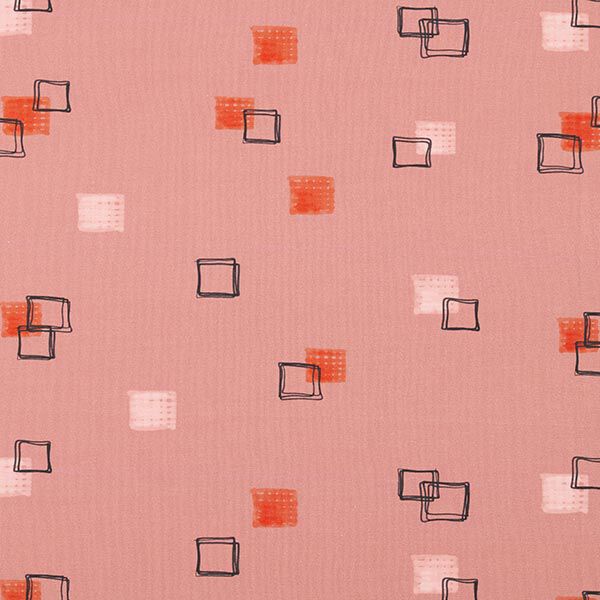 GOTS Cotton Jersey Squares | Tula – dusky pink,  image number 1
