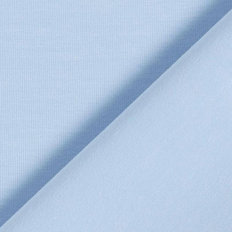 Medium Cotton Jersey Plain – light blue,  image number 5