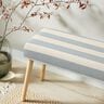 Decor Fabric Panama broad stripes &ndash; blue grey/light beige,  thumbnail number 5