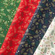 Cotton Poplin Branches and Berries – midnight blue/gold,  thumbnail number 5
