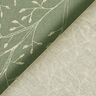 Decorative fabric half Panama delicate branches – light olive,  thumbnail number 4