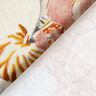Decor Fabric Half Panama colourful corals – light taupe/aqua blue,  thumbnail number 4