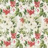 Decor Fabric Jacquard Lurex winterberry holly – natural/gold,  thumbnail number 1