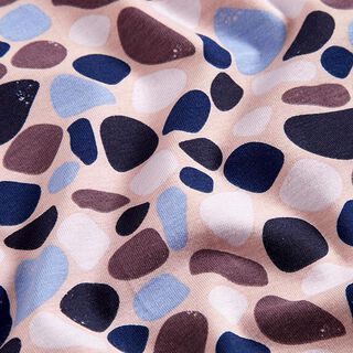 Pebbles cotton jersey – rosé, 