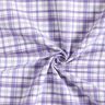 Cotton Stretch Check – white/lavender,  thumbnail number 4