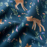 Softshell Fawn in the meadow Digital Print – navy blue,  thumbnail number 2
