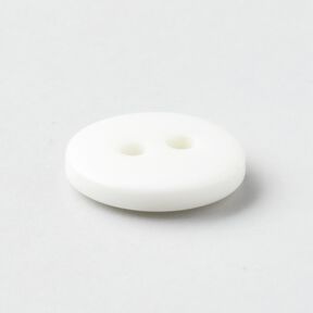 2-hole button round [Ø 11 mm] – white, 