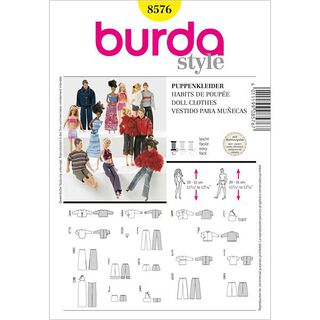 Doll Dresses, Burda 8576, 