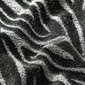 Glitter jersey zebra stripes – black/metallic silver,  thumbnail number 3