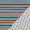 terry cloth jersey Stripes | Poppy Fabrics – dove blue/copper,  thumbnail number 4