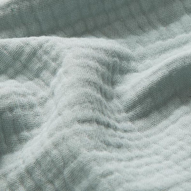 GOTS Triple-Layer Cotton Muslin – pastel green,  image number 2