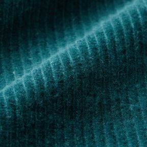 Stretchy wide corduroy – petrol, 