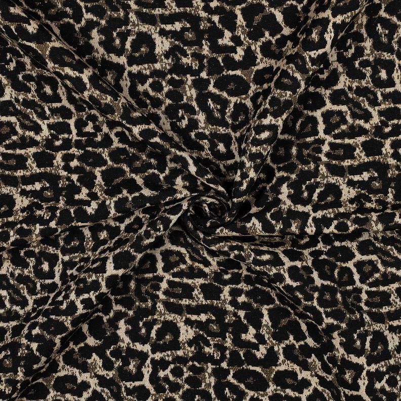 Jacquard Leopard pattern – natural/black, image number 3