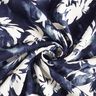 viscose fabric watercolor wild roses – navy blue/offwhite,  thumbnail number 3