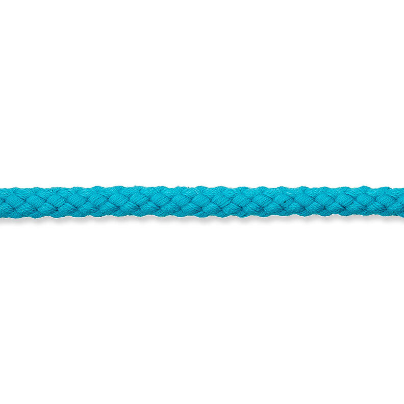 Cotton cord [Ø 7 mm] – turquoise,  image number 2