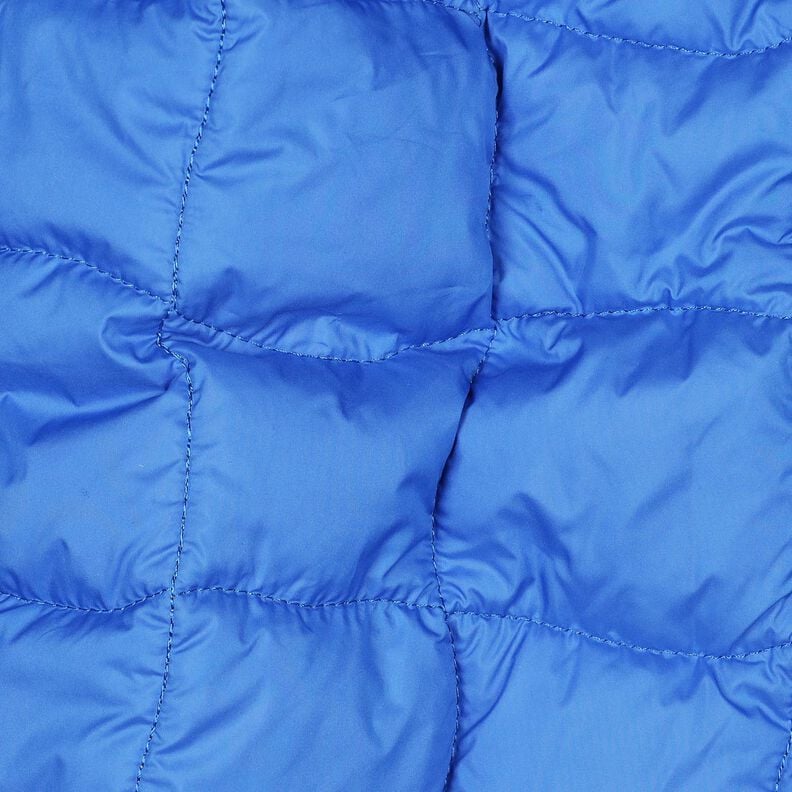 Quilted Fabric wavy squares – royal blue/neon green,  image number 2