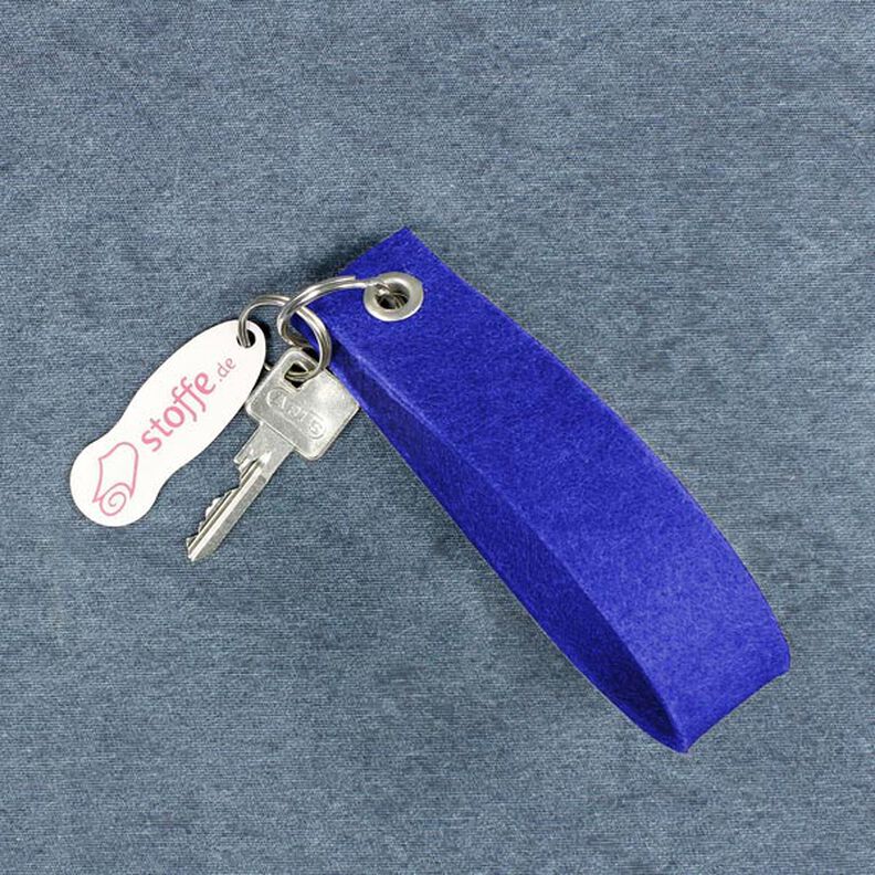 Felt 180 cm / 1,5 mm thick – royal blue,  image number 4