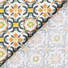 Cotton Cretonne Tile Print – fir green/curry yellow,  thumbnail number 4