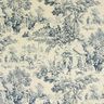 Toile de Jouy – steel blue,  thumbnail number 1