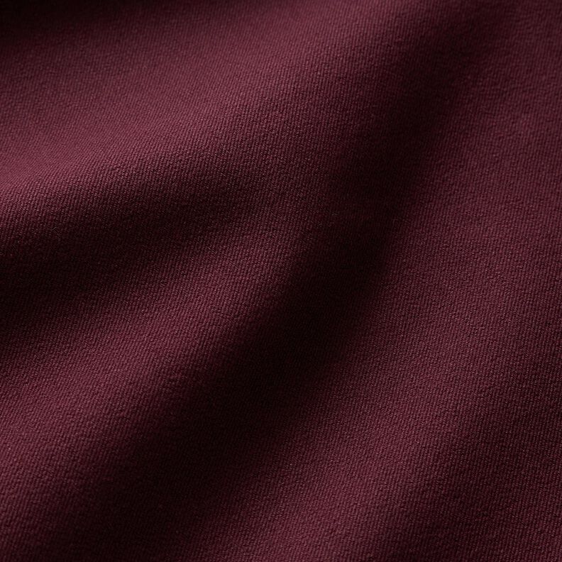 Plain medium stretch trouser fabric – merlot,  image number 2