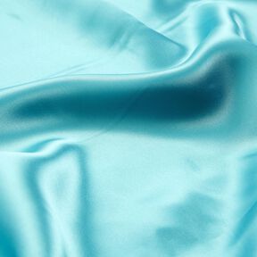 Satin lining plain – aqua blue, 