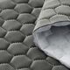 Upholstery Fabric Velvet Honeycomb Quilt – anthracite,  thumbnail number 3