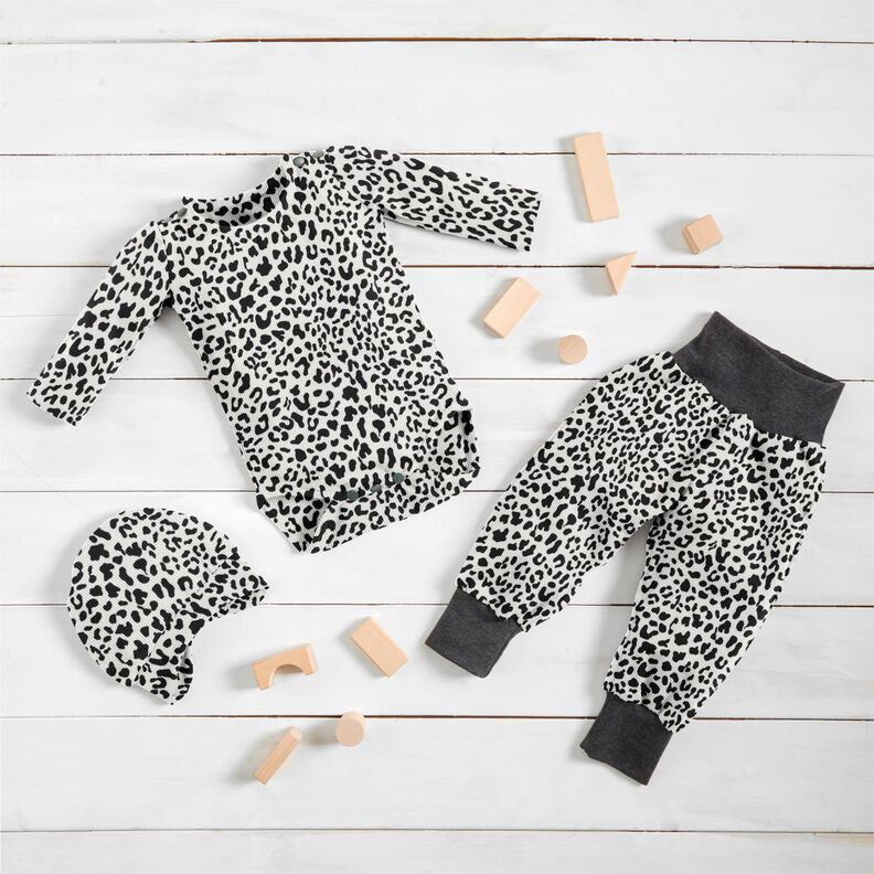 Ribbed Jersey Leopard Print – offwhite,  image number 6