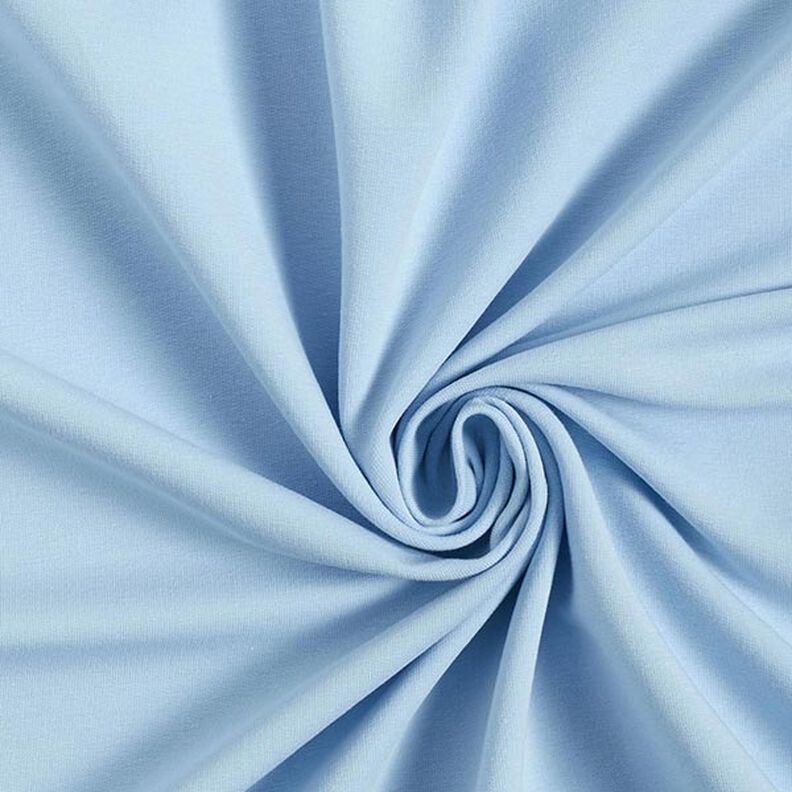 Light French Terry Plain – light blue,  image number 1